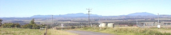 Tolga from Bones Knob with Mt Bartle Frere and Mt Bellenden Ker.